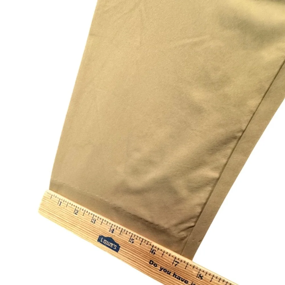 J.Crew Mens 34x31 Thompson Flex Chino Pants Tan Khaki Tapered‎ Performance Fit